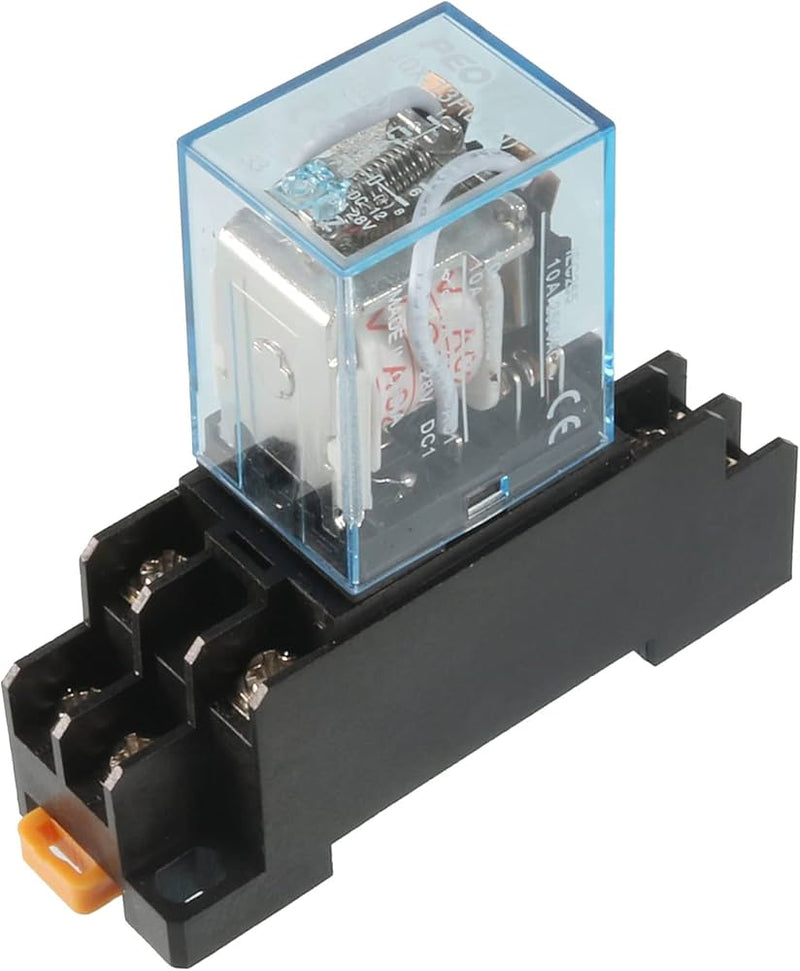Industrial Electromagnetic Relay with Socket – Reliable Switching Solution for Automation & Control Systems