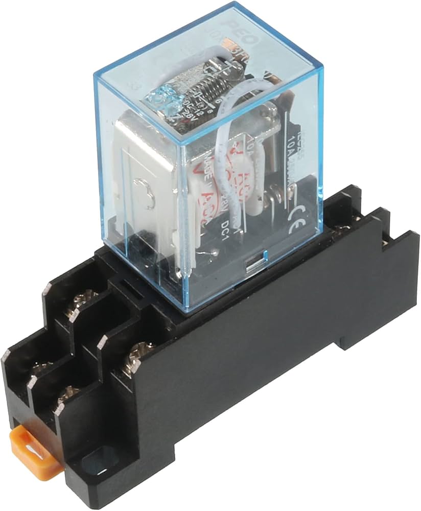 Industrial Electromagnetic Relay with Socket – Reliable Switching Solution for Automation & Control Systems