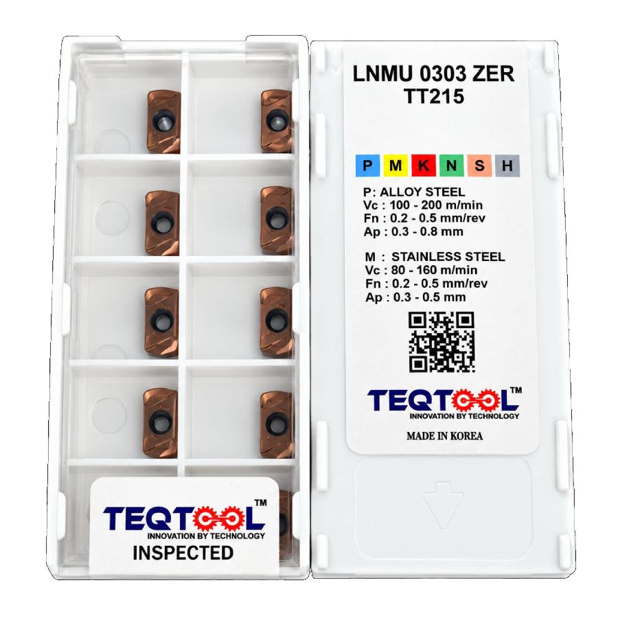 LNMU 0303 ZER TT215 Milling Insert Pack of 10 Pcs- TeqTool