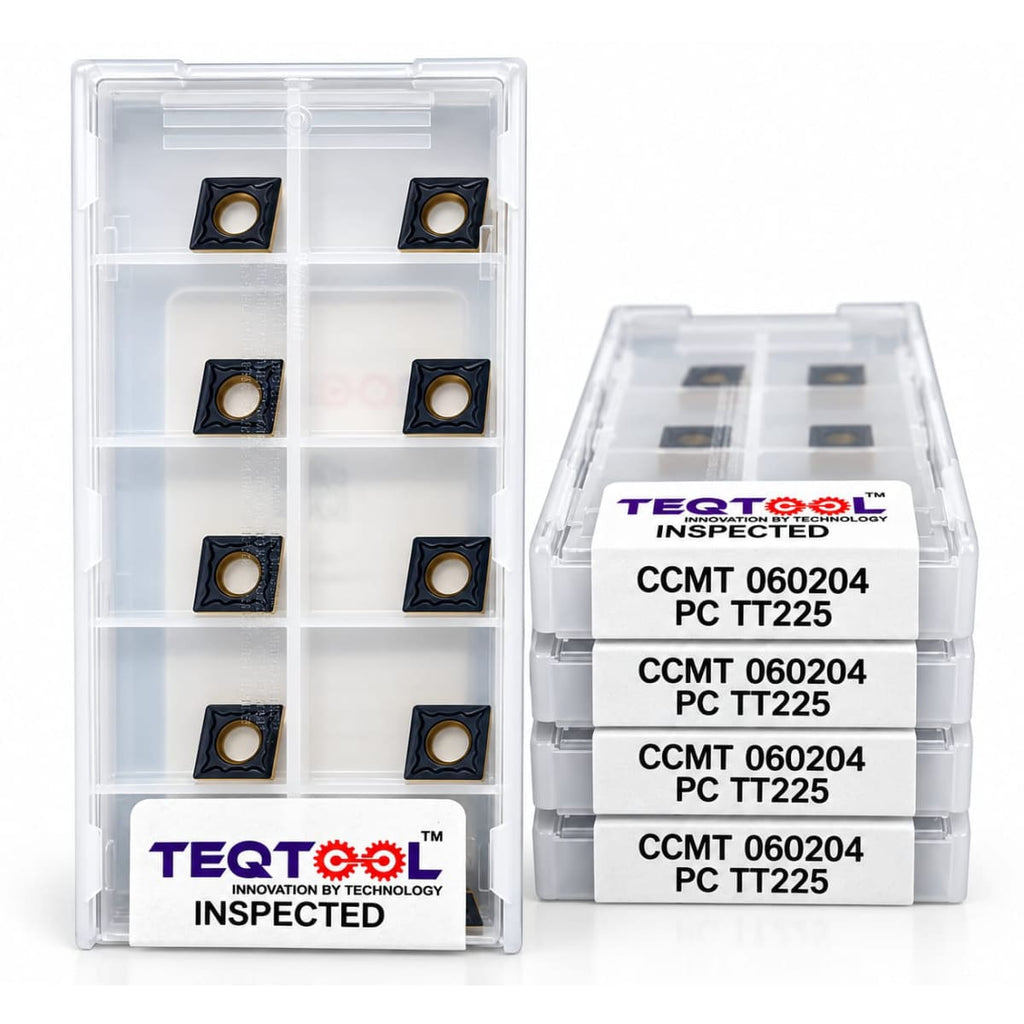CCMT 060204 PC TT225 boring inserts pack of 10 pcs box TeqTool