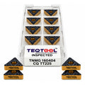 TNMG 160404 CQ TT225 steel grade carbide turning insert front view TeqTool